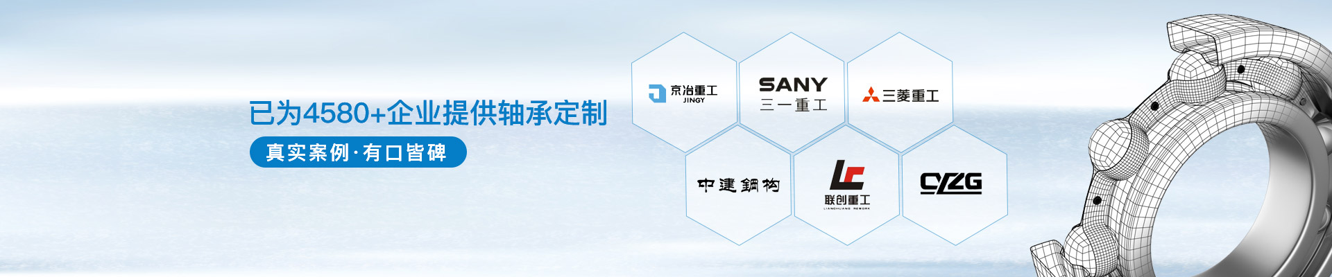 三立軸承：已為4580+企業(yè)提供軸承定制，真實(shí)案例，有口皆碑